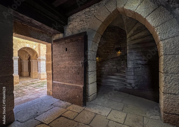 Obraz Beynac castle architecture