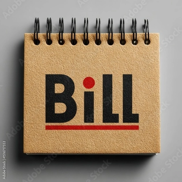Obraz Mark Your Calendar for Bill Payment Home Office Digital Reminder Organized Environment Financial Planning