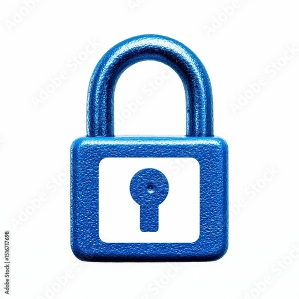 Obraz Securing Banking Assets Digital Environment Icon Design Online Security Padlock Symbolizing Trust