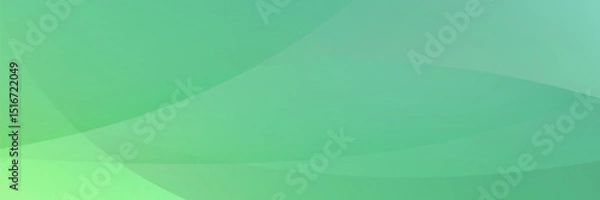 Fototapeta abstract background of realistic green curved gradient shading.  vector design concept. Decorative web layout or poster, banner