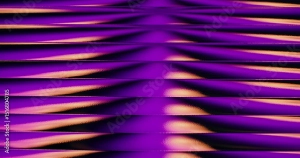 Obraz Abstract background. Purple-gold iridescence on horizontal stripes