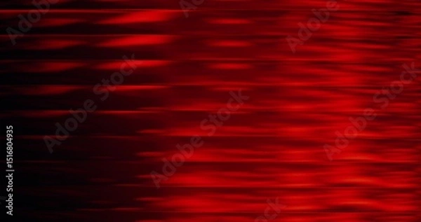 Obraz Abstract background. Red ripples on black horizontal stripes