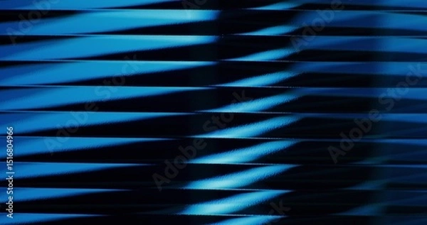 Obraz Abstract background. The blue stripes shimmer on the black horizontal stripes.