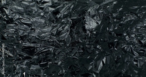 Obraz Abstract background. The light reflects off the crumpled foil