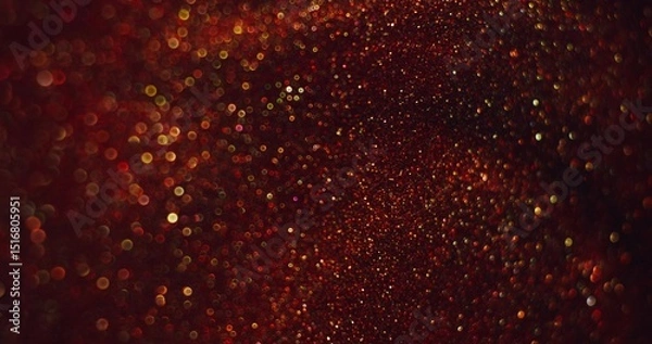 Obraz Abstract background. The red sparkles are bubbling and shimmering