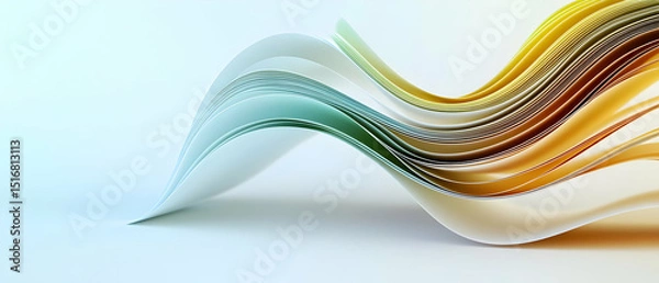 Obraz Abstract Colorful Wave Design