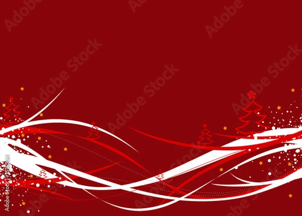 Obraz christmas background illustration