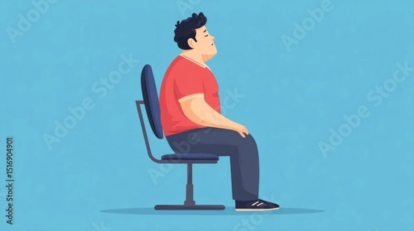 Obraz sedentary risk 