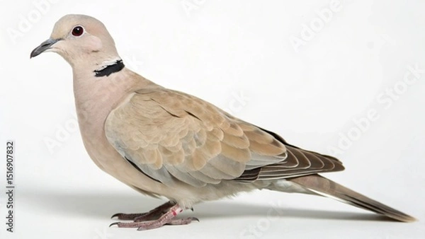 Obraz Eurasian Collared Dove on studio background