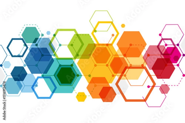 Fototapeta Abstract geometric shape design element background
