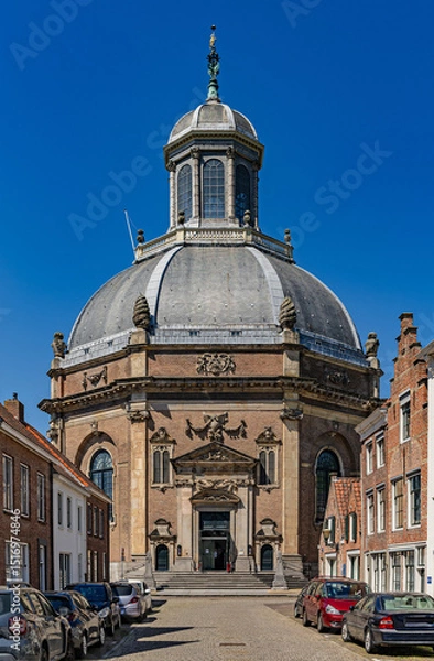 Obraz The East Church (Oostkerk) in Middelburg, province of Zeeland, The Netherlands