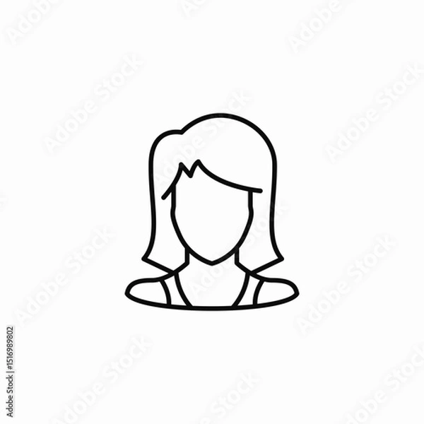 Fototapeta profile display icon sign vector