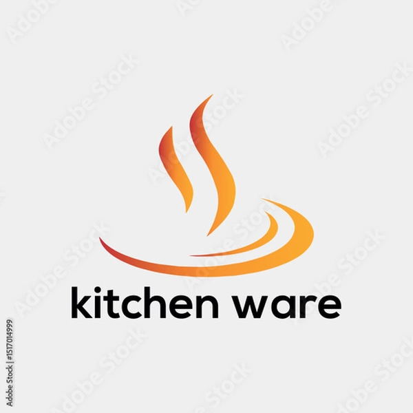 Fototapeta kitchen store logo design vector