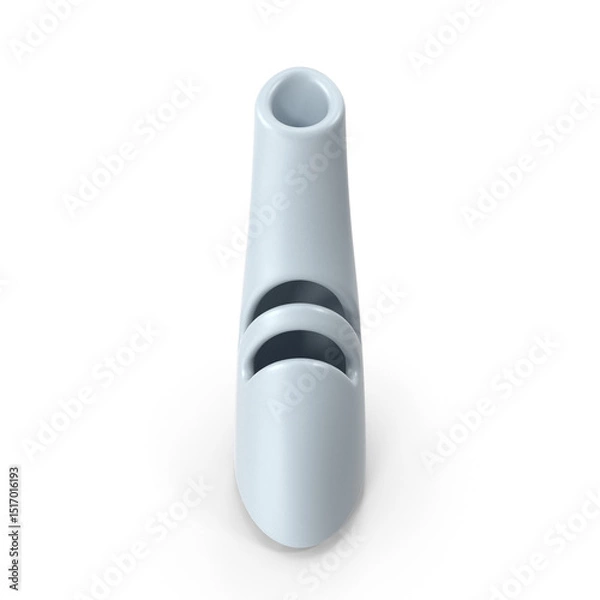 Fototapeta White Ceramic Vase isolated on transparent background