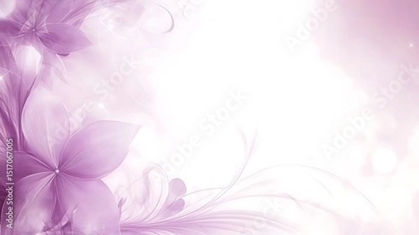Obraz Floral, pastel background