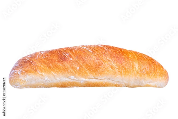 Fototapeta Baguette isolate. Food, bread.