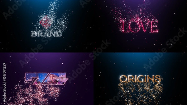 Fototapeta Glitter Reveal