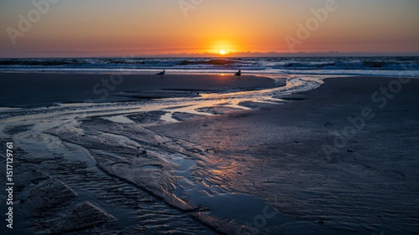 Obraz sunset at the beach