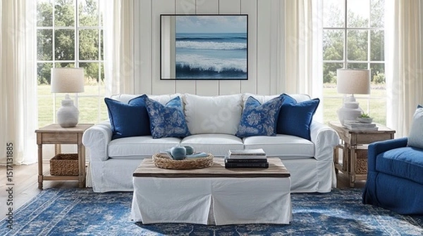 Fototapeta Anchor the room with signature, statement pieces.