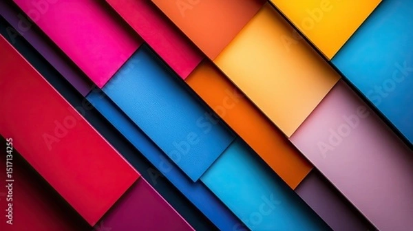 Fototapeta Anchor your design with bold, balanced color choices.