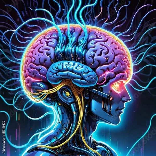 Obraz つながる脳