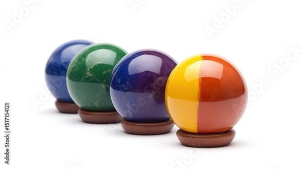 Fototapeta Asset Allocation Strategies for Diversified Investment Portfolios: Showcase Wealth Management Tools