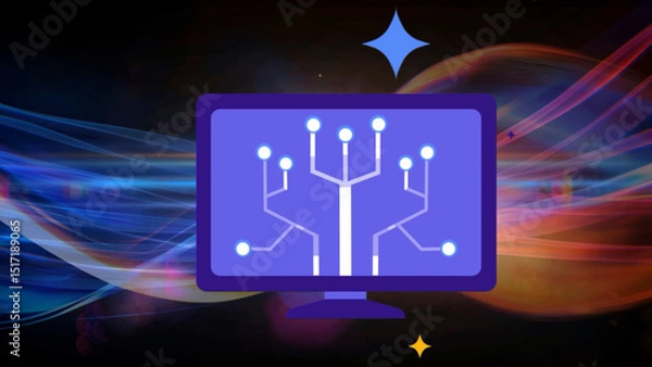 Obraz Fiber optics and photonic switching.