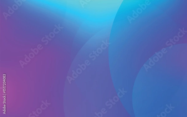 Obraz Gradient Abstract Background. Modern Blue and Purple Fluid Design for Tech, Web, and Presentation Use. Illustration vector 10 eps.
