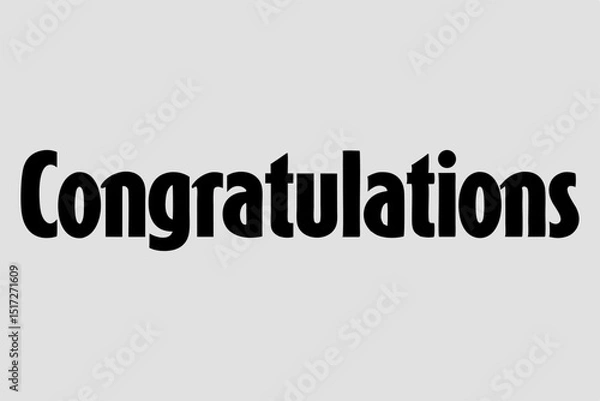 Fototapeta congratulations-lettering-greeting-sign--handwritt.eps