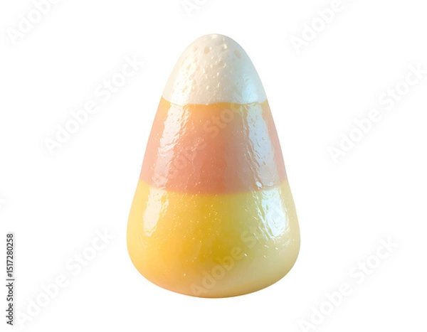 Obraz Candy Corn Candy Isolated on White Background

