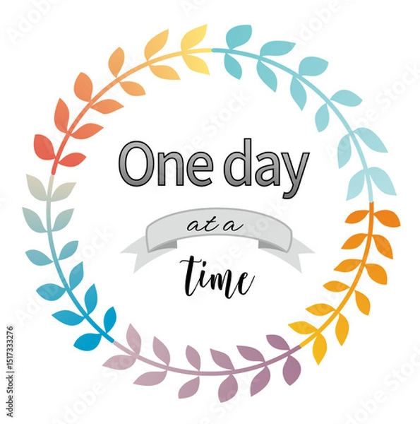 Obraz One day at a time