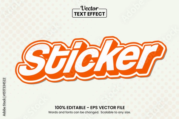 Fototapeta Retro vintage text effect, Editable text effect