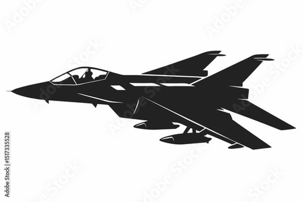 Obraz harrier sihouette black vector