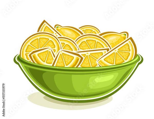 Obraz Vector Lemon Bowl