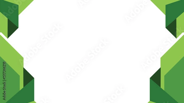 Obraz Modern green abstract background. Vector illustration