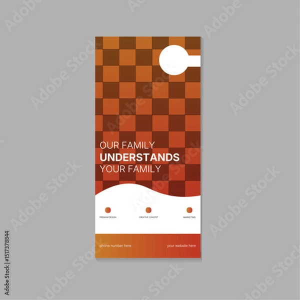 Obraz Clean door flyer Design, professional and creative modern Design