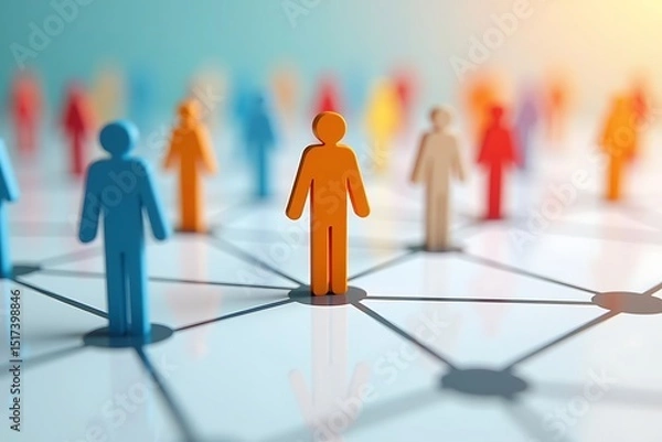 Obraz Understanding social network connections and community building for business and personal growth online 