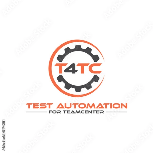 Fototapeta Automation logo with gear, circuit, and robotic arm elements, ideal for tech, manufacturing, and industrial automation companies. Modern, sleek, and innovative design.
