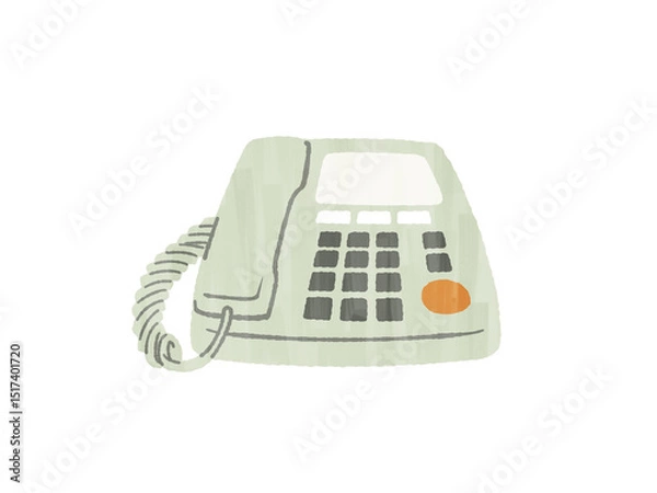 Obraz 固定電話機-ガッシュ