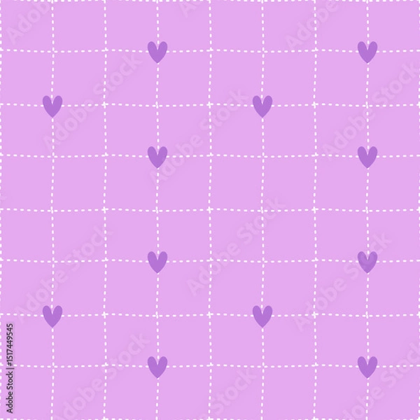 Obraz seamless pattern with hearts