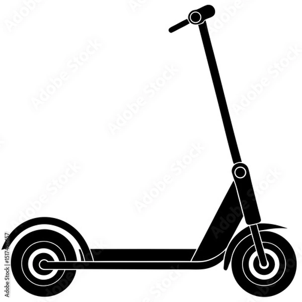 Fototapeta scooter vector illustration