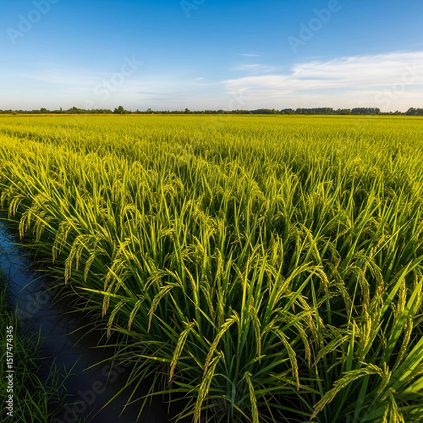 Obraz A fertile rice crop