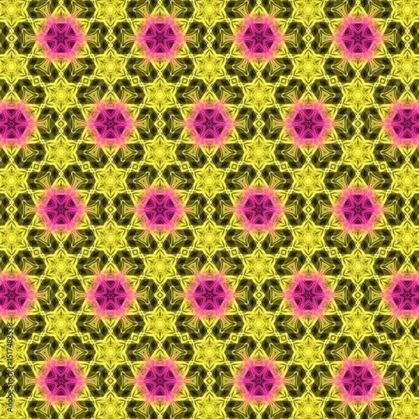 Fototapeta seamless floral pattern