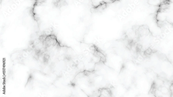 Obraz Close-Up White Marble Texture with Gentle Gray Veins