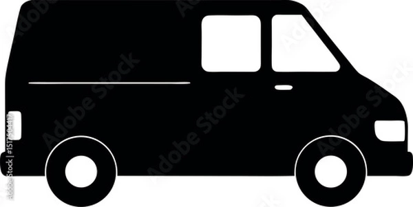 Obraz truck icon vector