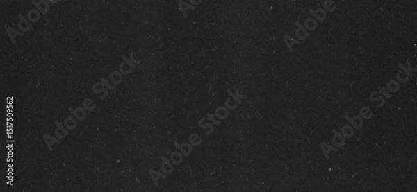 Fototapeta Luxury black paper texture background. Abstract dark gray craft cardboard blank. top view.