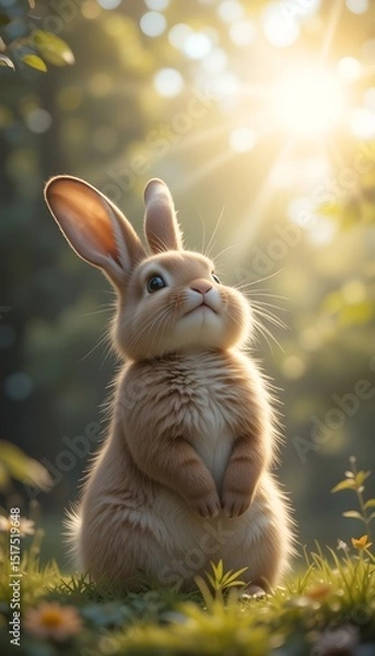 Obraz rabbit in the grass