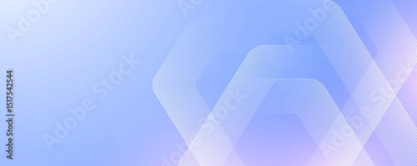 Obraz Modern medical or health care scientific abstract background with hexagons. Geometric stripe line art design for poster, brochure, cover, banner, header, website, presentation template