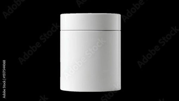 Obraz Blank white cylindrical container (1)