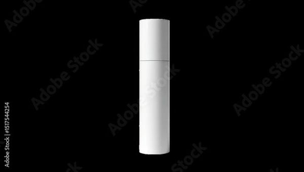 Obraz White cylindrical container, likely for cosmetic product